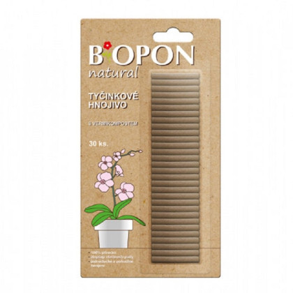 Tyčinky s vermikompostem - BoPon - prodej hnojiv - 30 ks
