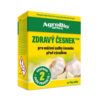 Zdravý česnek Plus - AgroBio - prodej hnojiv - 10 g + 50 ml