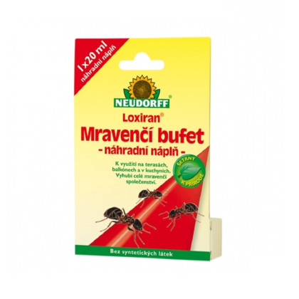 Mravenčí bufet - náhradní náplň - Neudorff - prodej ochrany proti hmyzu - 20 ml