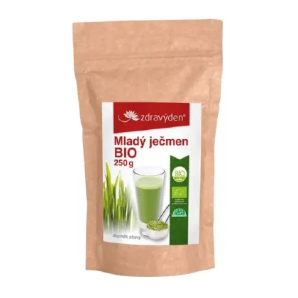 Mladý ječmen BIO - prášek - BIO kvalita - 250 g