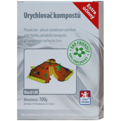 Bacti UK - Bakterie do kompostu - prodej stimulátorů - 100 g