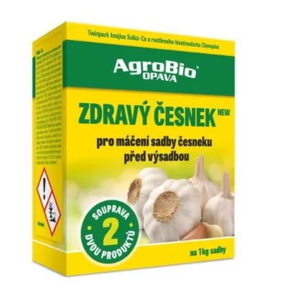 Zdravý česnek NEW - máčení sadby - AgroBio - prodej hnojiv - 10 g + 50 ml