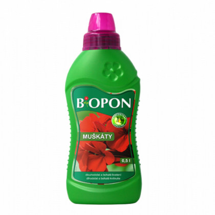 Tekuté hnojivo pro muškáty - BoPon - Hnojivo - 500 ml