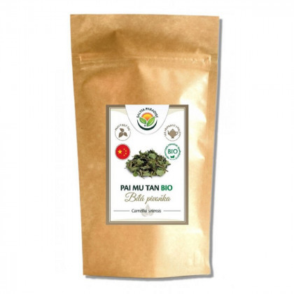 Pai Mu Tan - Bílá pivoňka - BIO kvalita - prodej bio bylinných čajů - 15 g
