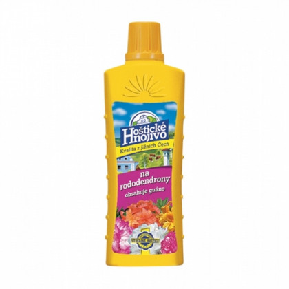 Hnojivo pro rododendrony a azalky s guánem - Hoštické hnojivo - prodej hnojiv - 500 ml