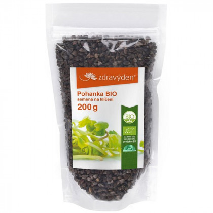 BIO Pohanka - prodej bio semen na klíčení - 200 g