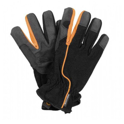 Pracovní rukavice černé - Fiskars - prodej zahradních rukavic - 1 pár